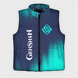 Мужской жилет GENSHIN IMPACT - ГЕО Абстракция, цвет: 3D-светло-серый