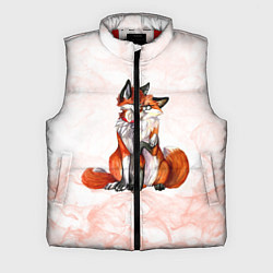 Мужской жилет Влюблённые Лисы Love, цвет: 3D-красный