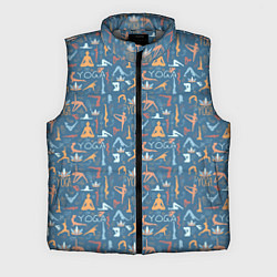 Мужской жилет Йога, Гимнастика, Медитация, цвет: 3D-светло-серый