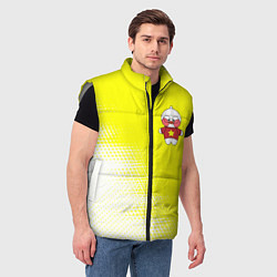 Мужской жилет LALAFANFAN - ЗВЕЗДОЧКА Абстракция, цвет: 3D-светло-серый — фото 2