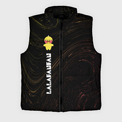 Мужской жилет LALAFANFAN - ЖЕЛТАЯ - Разводы, цвет: 3D-черный