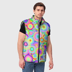 Мужской жилет Disco-Tie-Dye, цвет: 3D-светло-серый — фото 2