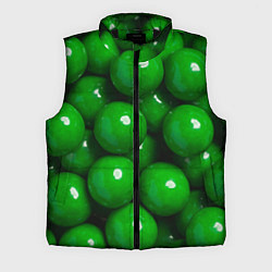 Мужской жилет Крупный зеленый горошек
