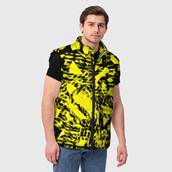 Мужской жилет Censored Дополнение Коллекция Get inspired! Fl-182, цвет: 3D-черный — фото 2