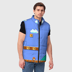 Мужской жилет Марио дизайн, цвет: 3D-черный — фото 2