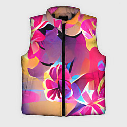 Мужской жилет Тропические краски Цветы