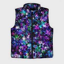 Мужской жилет ЦВЕТНОЙ ЗВЕЗДОПАД, цвет: 3D-черный