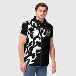 Мужской жилет ПРОКЛЯТЫЙ ЩИТ ВОСХОЖДЕНИЕ ГЕРОЯ, цвет: 3D-черный — фото 2