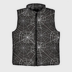 Мужской жилет Паутинка паттерн, цвет: 3D-черный