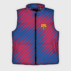 Мужской жилет Fc barcelona барселона fc абстракция, цвет: 3D-светло-серый