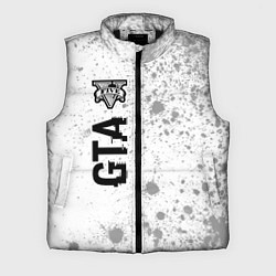 Мужской жилет GTA Glitch на темном фоне, цвет: 3D-черный