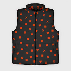 Мужской жилет Love Death and Robots red pattern, цвет: 3D-красный
