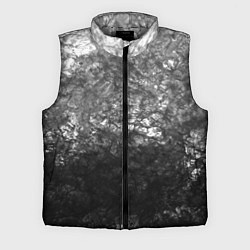 Мужской жилет Текстура камня черно-белый узор