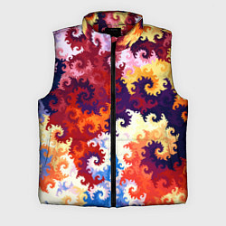 Мужской жилет Красочный фрактальный паттерн Fashion trend