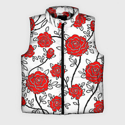 Мужской жилет BEAUTIFUL RED ROSES