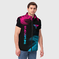 Мужской жилет The Last Of Us Neon Gradient, цвет: 3D-черный — фото 2