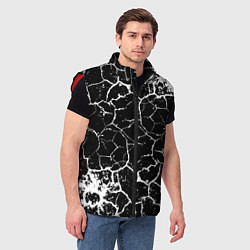 Мужской жилет Белая Лава, цвет: 3D-красный — фото 2