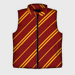 Мужской жилет Золотые полосы, цвет: 3D-красный