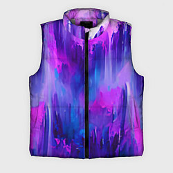 Мужской жилет Purple splashes