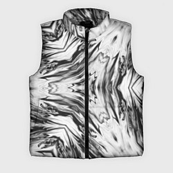 Мужской жилет Черно-белый абстрактный узор Трио