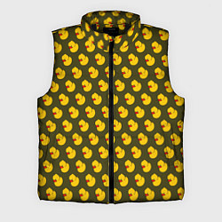 Мужской жилет Ути Коричнево-зелёный, цвет: 3D-черный