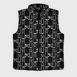 Мужской жилет Милые Коты и Кошки, цвет: 3D-светло-серый