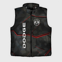 Мужской жилет Dodge абстракция спорт, цвет: 3D-светло-серый