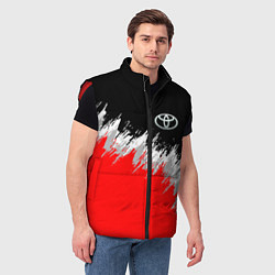 Мужской жилет Тойота камри - краска, цвет: 3D-красный — фото 2