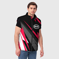 Мужской жилет BYD fast lines, цвет: 3D-черный — фото 2