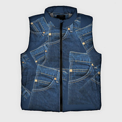 Мужской жилет Джинсовка jeans, цвет: 3D-светло-серый