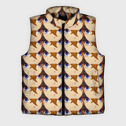 Мужской жилет Тарталья лицо МЕМ Genshin Impact, цвет: 3D-черный