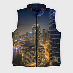 Мужской жилет Ночной красочный город