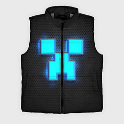 Мужской жилет Minecraft Creeper - neon, цвет: 3D-светло-серый