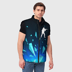 Мужской жилет Counter Strike взрыв частиц, цвет: 3D-черный — фото 2