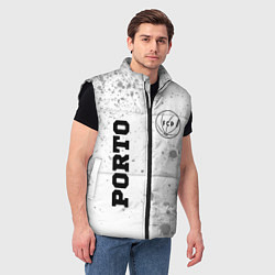 Мужской жилет Porto sport на светлом фоне: надпись, символ, цвет: 3D-черный — фото 2