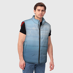 Мужской жилет Крымское море, цвет: 3D-красный — фото 2