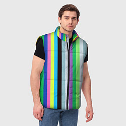 Мужской жилет Множество цветов, цвет: 3D-черный — фото 2