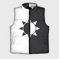 Мужской жилет Черно-белое солнце
