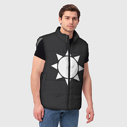 Мужской жилет Белое солнце узор, цвет: 3D-светло-серый — фото 2