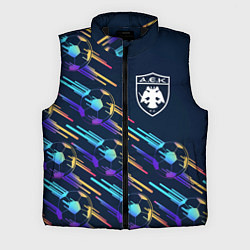 Мужской жилет AEK Athens градиентные мячи, цвет: 3D-черный