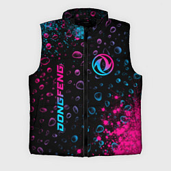 Мужской жилет Dongfeng - neon gradient: надпись, символ