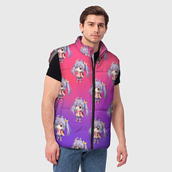Мужской жилет Узор с Рэнгэ - Деревенская глубинка, цвет: 3D-светло-серый — фото 2