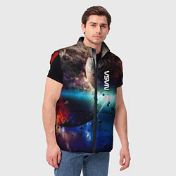 Мужской жилет За секунду до столкновения планеты с космическим о, цвет: 3D-красный — фото 2