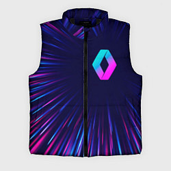 Мужской жилет Renault neon speed lines, цвет: 3D-черный