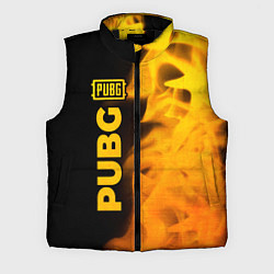 Мужской жилет PUBG - gold gradient: по-вертикали