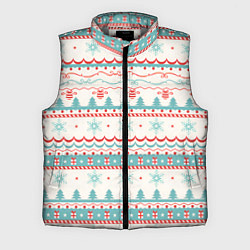 Мужской жилет Новогодний свитер, но без оленей, цвет: 3D-светло-серый