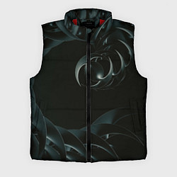 Мужской жилет Изометрическая спираль во тьме, цвет: 3D-красный