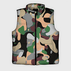 Мужской жилет Абстрактная бархатная аппликация