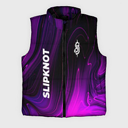 Мужской жилет Slipknot violet plasma, цвет: 3D-черный