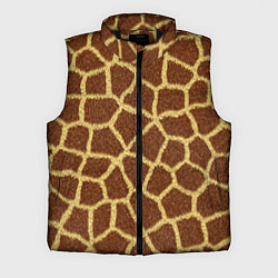 Мужской жилет Текстура жирафа, цвет: 3D-черный